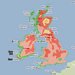 United Kingdom and Ireland Hardiness Zone Map